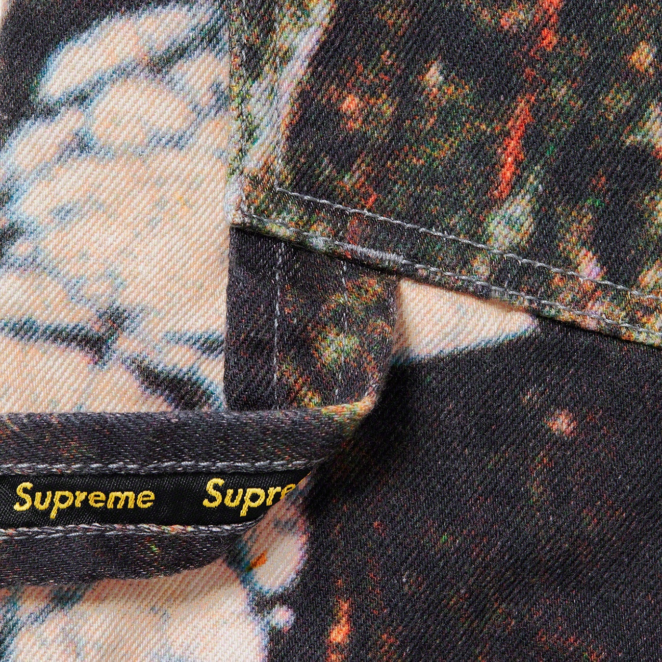 Double Knee Denim Painter Pant view 5